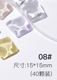08#玻璃色卡（40顆）