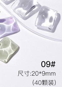 09#玻璃色卡（40顆）